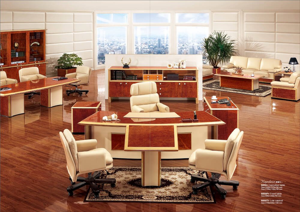 luxury Modern Wooden office Table 6850-1