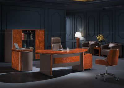 classic manager Business computer office furniture Curved Desk 2401