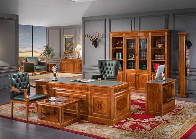 Luxury premium 0827 Wood Classic Executive office furniture Desk